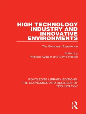 cover image of High Technology Industry and Innovative Environments